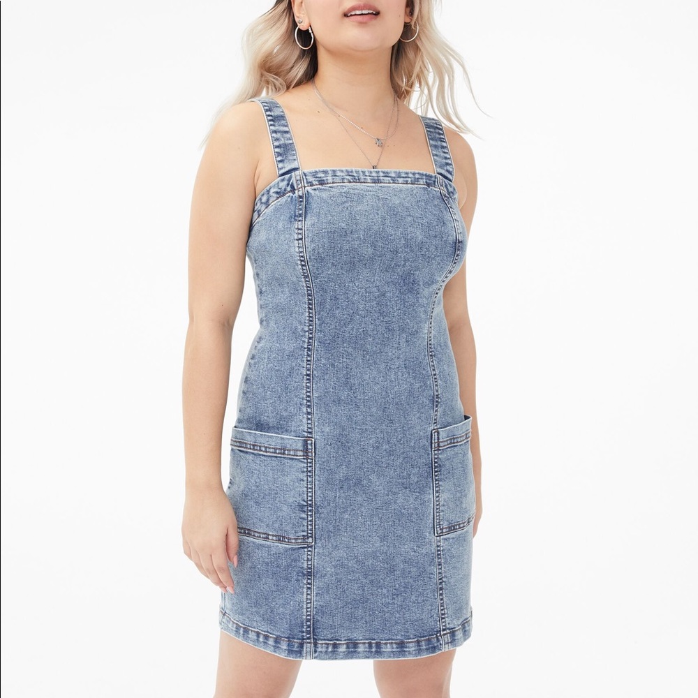 Aeropostale Fitted Denim Dress